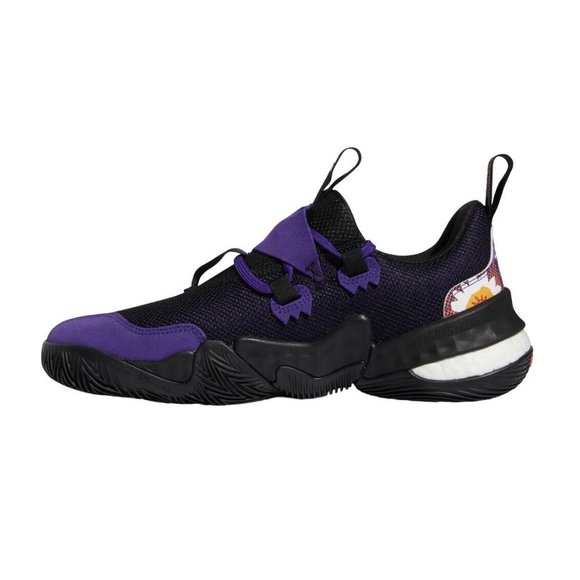 adidas Trae Young 1 'Black Purple' Boost Basketball Shoes - Picture 2 of 6